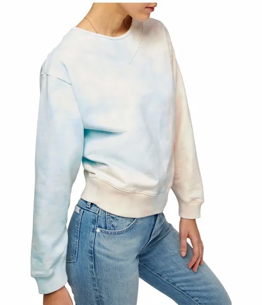 Пуловер 7 For All Mankind, Rib Insert Neck Sweatshirt