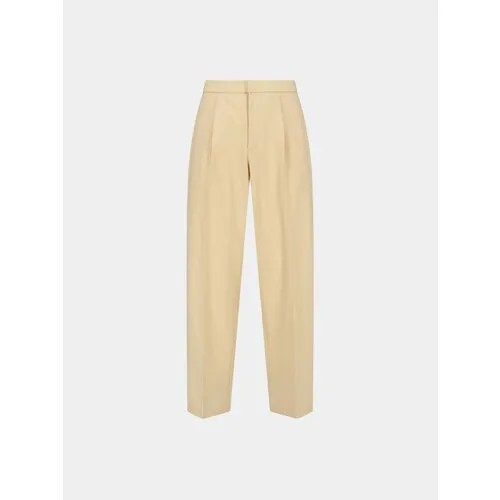 Брюки классические BONSAI Loose Fit Pant, размер S, бежевый