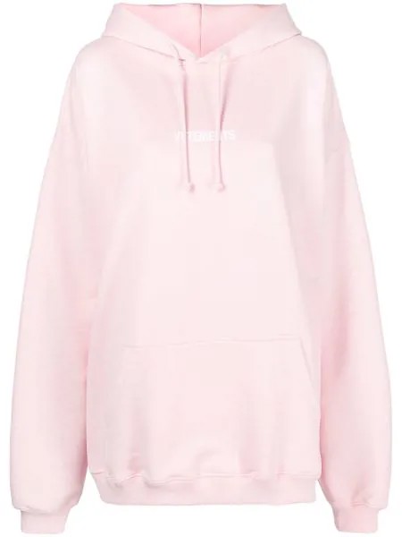 VETEMENTS худи оверсайз с логотипом