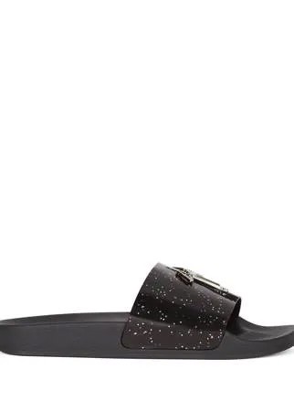 Giuseppe Zanotti шлепанцы Brett с логотипом