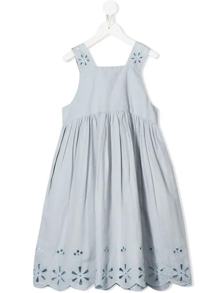 Stella McCartney Kids платье с английской вышивкой