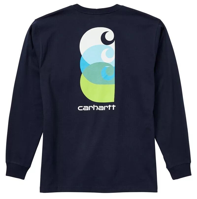Футболка с длинными рукавами и графическим рисунком Carhartt Triple C