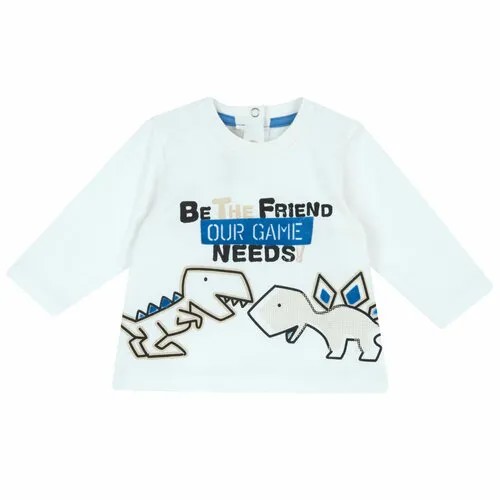 Лонгслив Chicco, размер 80, белый