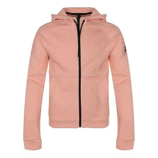 Куртка Adidas Id Stadium Fz logo Casual Sports Knit Hooded Jacket Pink, розовый