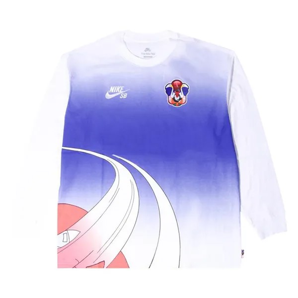 Футболка Nike SB Team USA Team Long-Sleeve Tee, цвет White/Blue