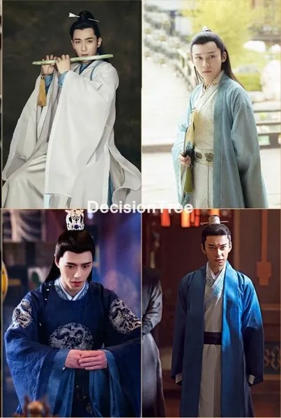 2021 ТВ Играть hanfu до свидания кольца от бренда my princess, древнекитайский костюм ханьфу для мужчин винтаж Костюм Танг костюм Китайский народный ...