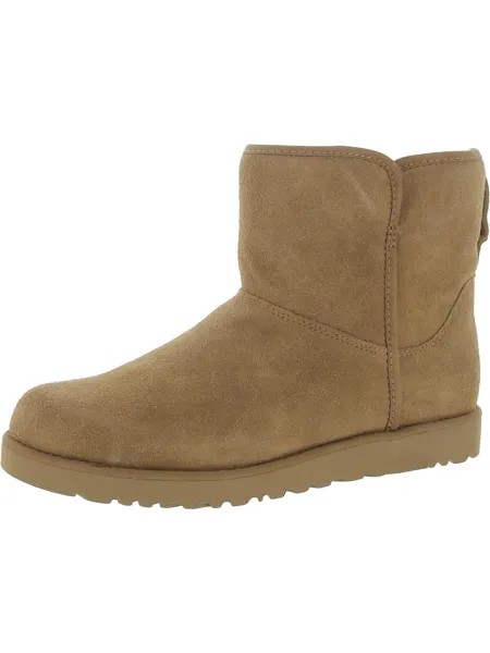 Классические ультрамини-женские замшевые зимние и зимние ботинки UGG, цвет Tan