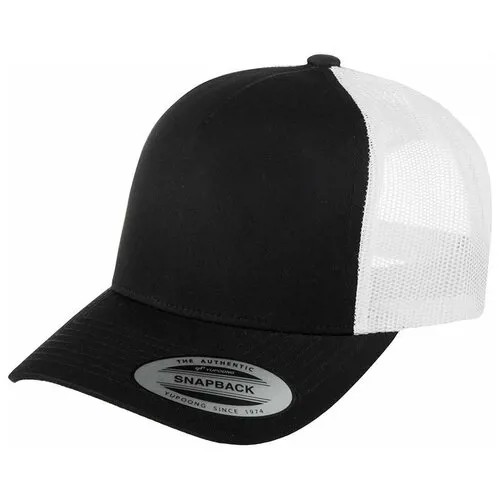 Бейсболка FLEXFIT арт. 6506T (черный / белый), размер ONE