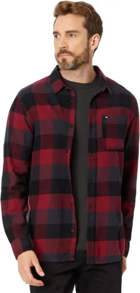 Рубашка Motherfly Long Sleeve Flannel Quiksilver, цвет Black Motherfly