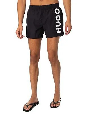 Мужские шорты для плавания HUGO Abas, черные