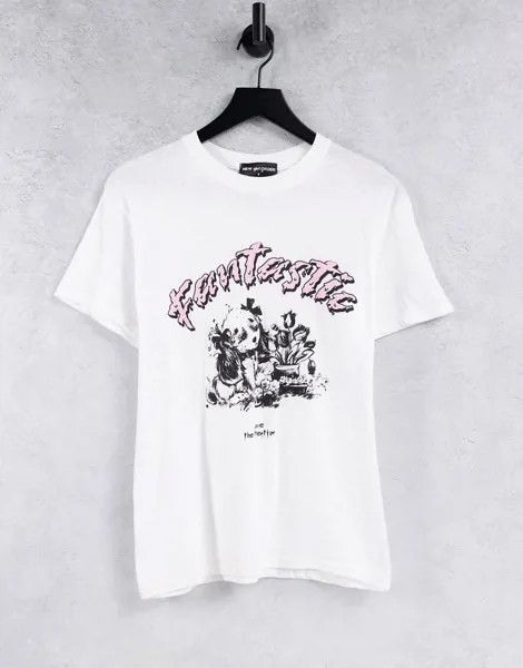 Oversized-футболка с графическим принтом 