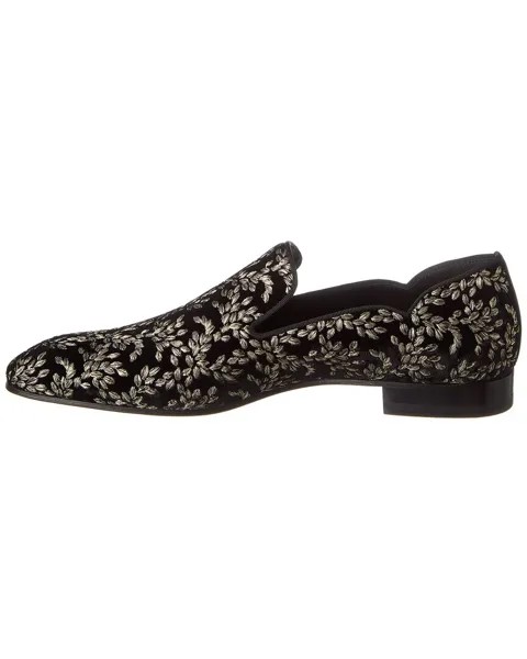 Christian Louboutin Dandy Chick Бархатные лоферы, черный