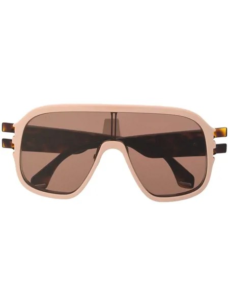Gucci Eyewear солнцезащитные очки-маска