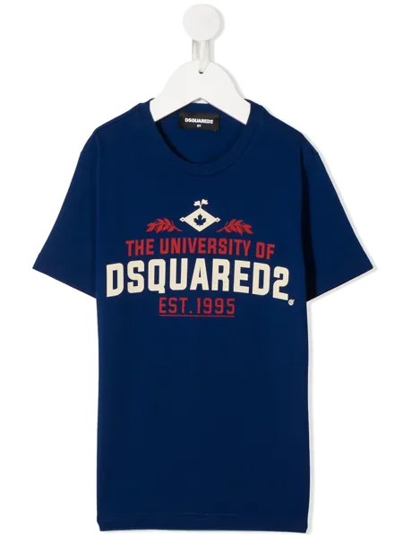 Dsquared2 Kids футболка с принтом University