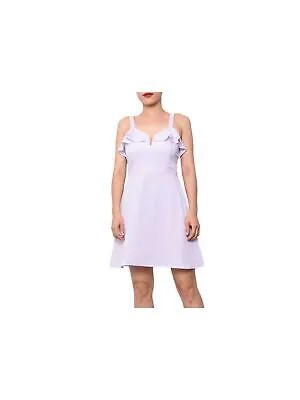 DEREK HEART Женское светло-фиолетовое мини-платье трапециевидного силуэта без рукавов для юниоров XL