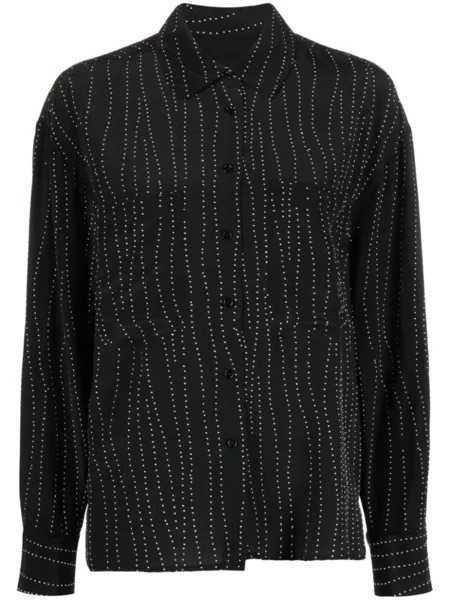 IRO Zefiro stud-embellished shirt, черный