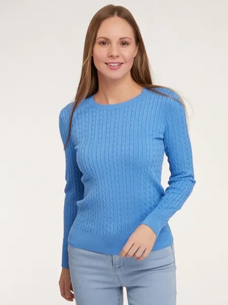 Джемпер женский oodji 63812672 синий M