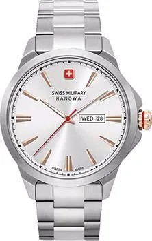 Швейцарские наручные  мужские часы Swiss military hanowa 06-5346.04.001. Коллекция Day Date Classic