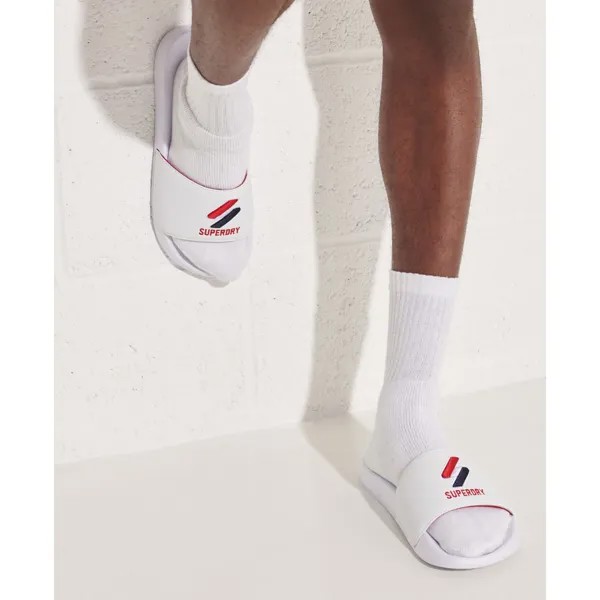 Шлепанцы Superdry Core Pool, белый