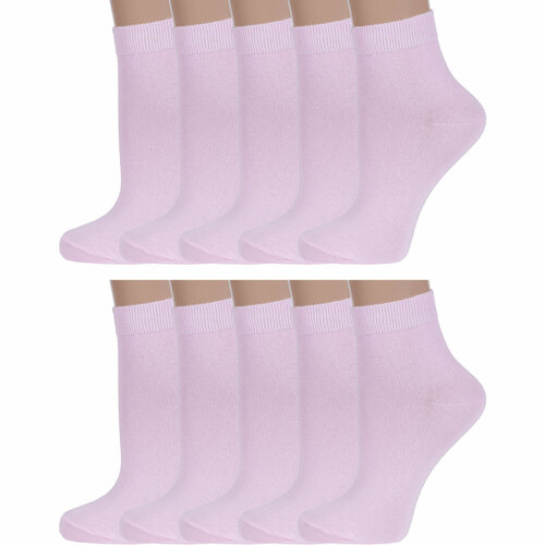 Носки RuSocks, 10 пар, размер 23-25, розовый