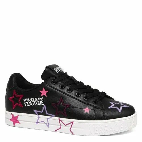 Кроссовки Versace Jeans Versace Jeans Couture 75VA3SK3, размер 38, чёрный