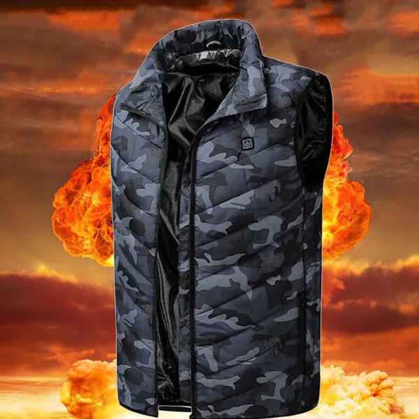 Подогрев Vest Heating Куртка для мужчин и женщин USB Электрические Теплые Одежда На открытом воздухе