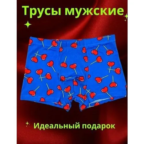 Трусы боксеры TAXI, размер 48, синий