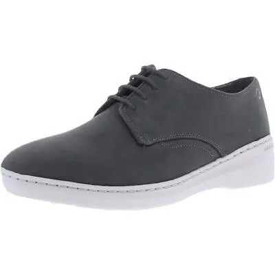 Мужские оксфорды Clarks Dennet Low серые кожаные 7 широкие (E) BHFO 0553