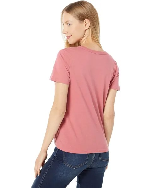 Футболка RVCA Big RVCA Slim Crew Tee, цвет Dusty Rose
