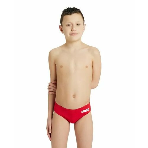 Плавки arena Team Swim Briefs Solid, размер 12-13Y, красный