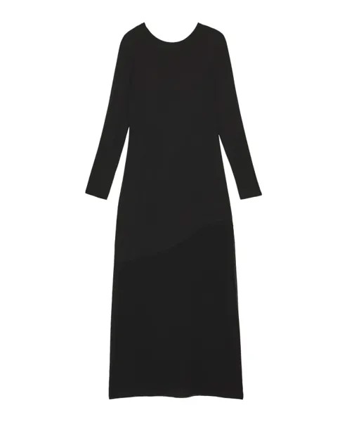 Носите длинное платье из джерси Patrizia Pepe, черный