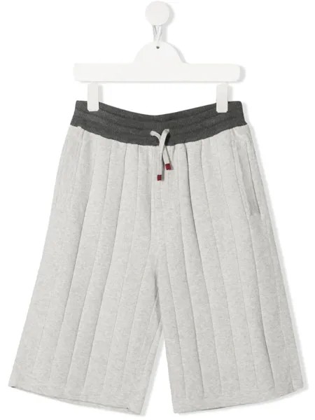 Brunello Cucinelli Kids широкие шорты