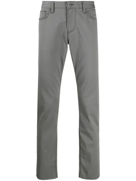 Джинсы J06 кроя слим Emporio Armani, серый