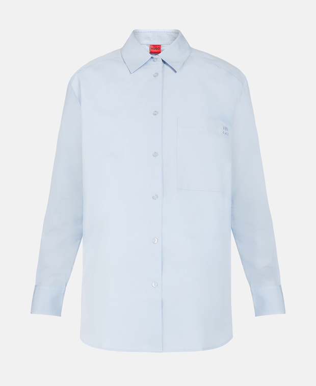 Рубашка-блузка Hugo, цвет Slate Blue