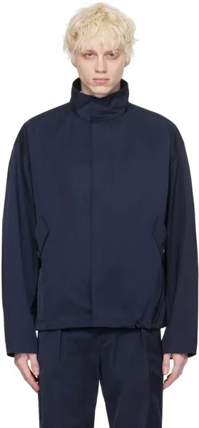 Темно-синяя куртка с воротником-стойкой Le17Septembre
