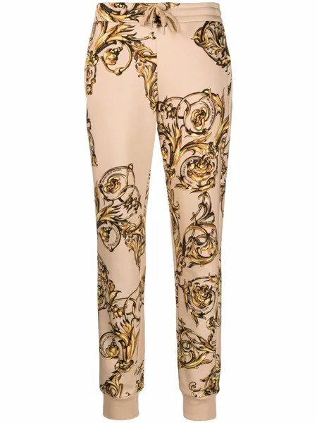 Versace Jeans Couture спортивные брюки с узором Baroque