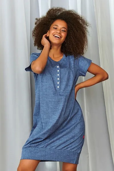 Ночная сорочка женская Doctor Nap DN_TM.8061 Jeans синяя XL