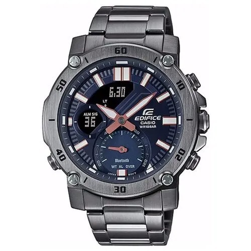 Наручные часы CASIO Edifice ECB-20DC-1A, серый, серебряный