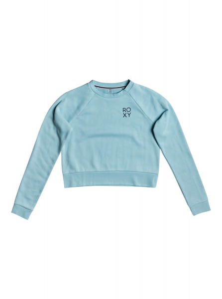Свитшот женский Roxy ERJFT04360 голубой 40