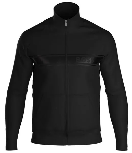 Домашняя куртка на молнии Hugo Boss Authentic, черный