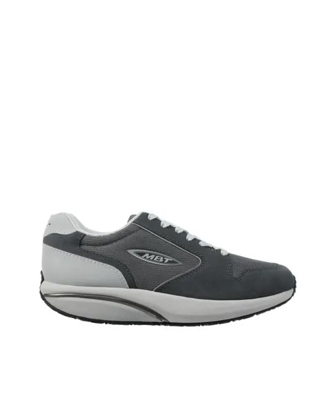 Женские спортивные туфли MBT Comfort на шнурках серого цвета Mbt, серый