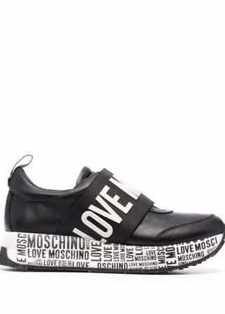 Love Moschino слипоны с логотипом