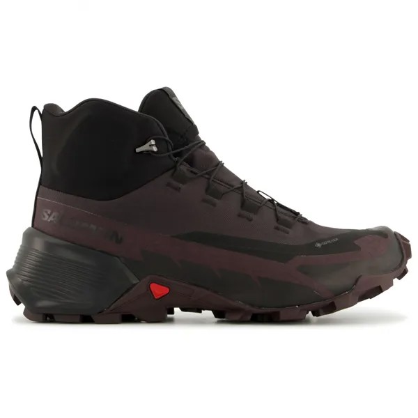 Ботинки для прогулки Salomon Women's Cross Hike 2 Mid GORE TEX, цвет Black/Chocolate Plum/Black
