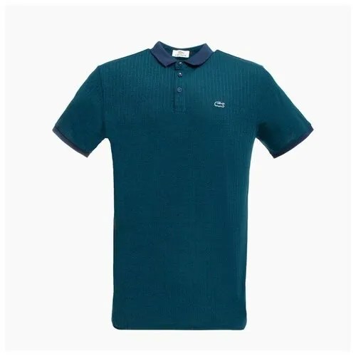 Футболка мужская поло Lacoste, цвет зелёный, размер 52 (2XL)