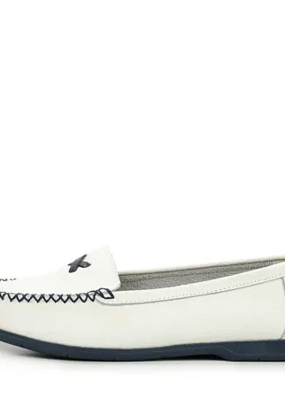Мокасины женские ZENDEN 40-31WG-045Z1 белые 36 RU
