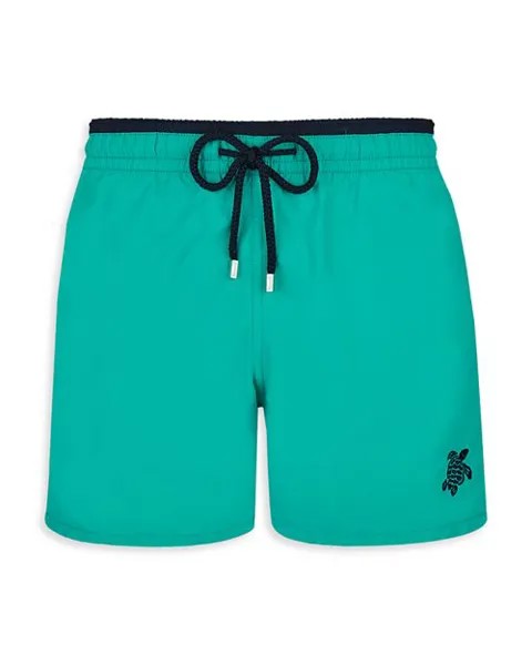 Однотонные шорты для плавания черепахового цвета Vilebrequin, цвет Green