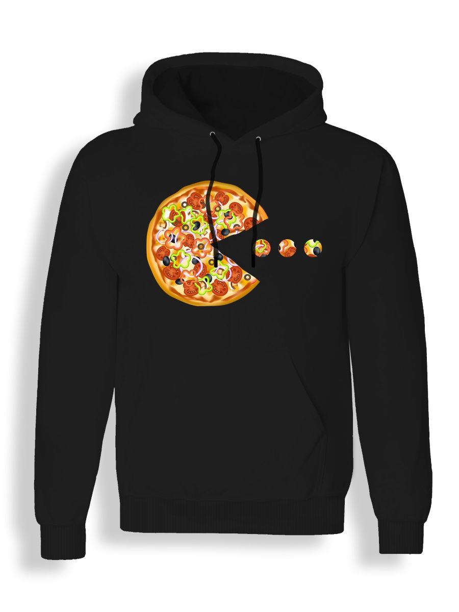 Худи унисекс СувенирShop Пицца/Pizza/Food 8 черное 2XL