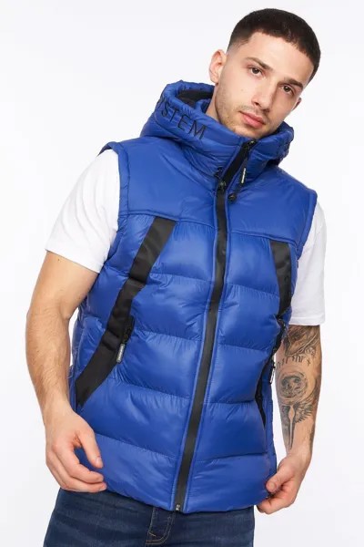 Утепленная куртка Craystore с капюшоном Crosshatch, синий