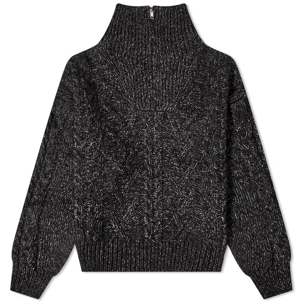 Джемпер GANNI Chunky Cable Zipper Jumper