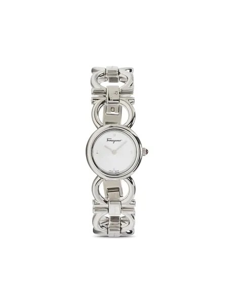 Salvatore Ferragamo Watches кварцевые наручные часы 22 мм с декором Gancini